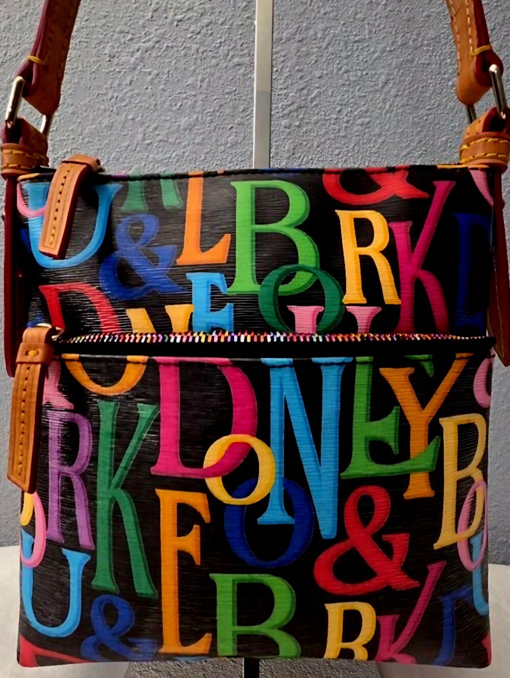 Authentic Dooney & Bourke Grafica Retro Multicolor Crossbody - PRICE IS FIRM